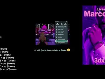 Chaturbate Live Sex of marcco3dx